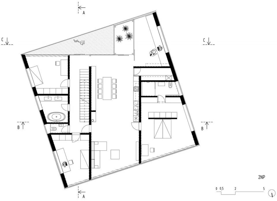 捷克 Lazy House | 融入自然的现代住宅设计