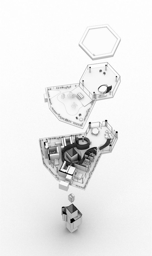 Prague Penthouse | 城市景观与室内空间的边界融合