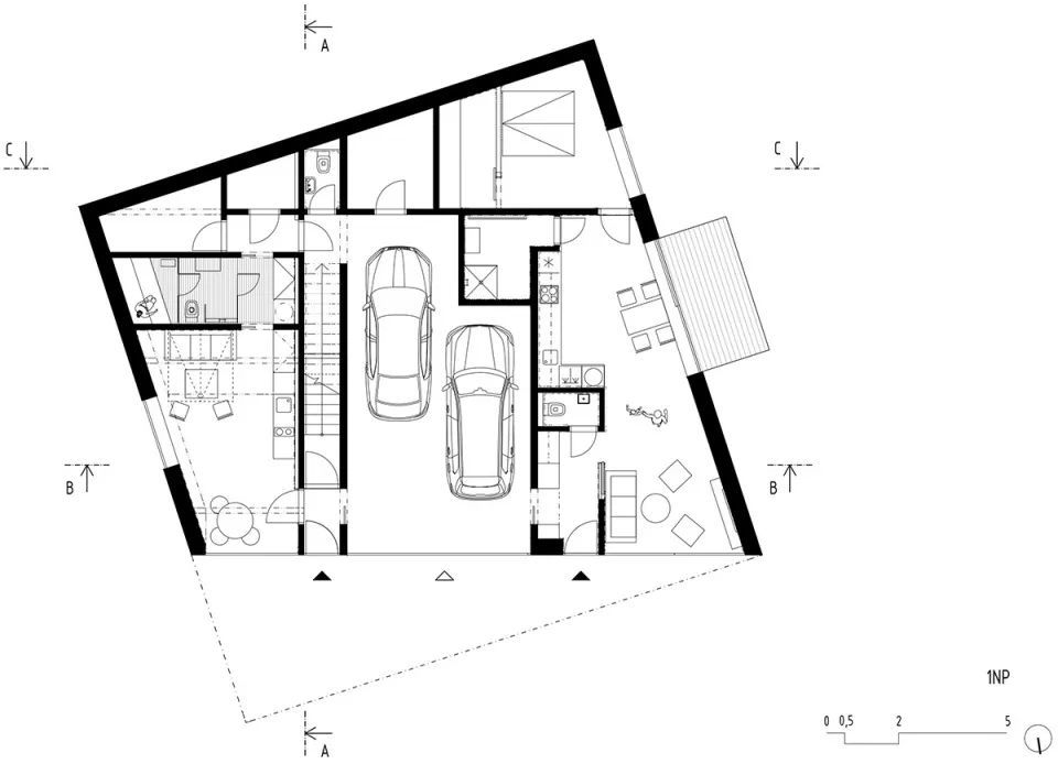 捷克 Lazy House | 融入自然的现代住宅设计