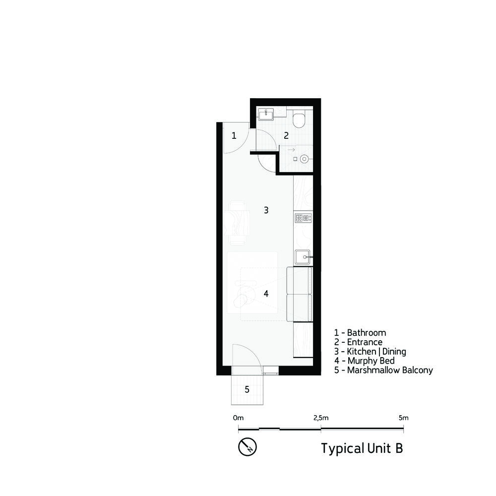 Uxolo Apartments | 南非开普敦的城市微单元住宅设计