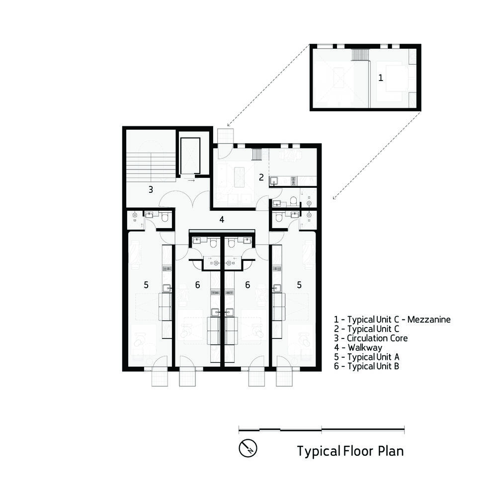 Uxolo Apartments | 南非开普敦的城市微单元住宅设计