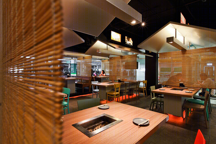 曼谷 Coca Grill 餐厅 | 街头风情的室内设计