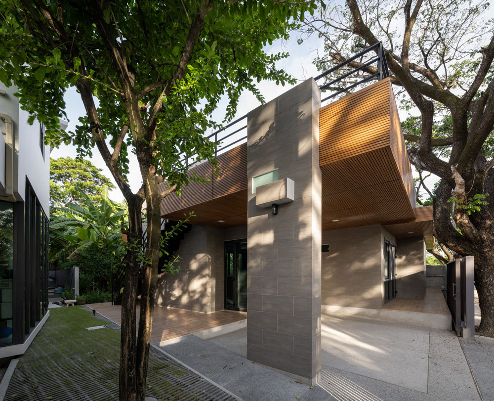 曼谷郊区别墅建筑——Phutthamonthon-Y House