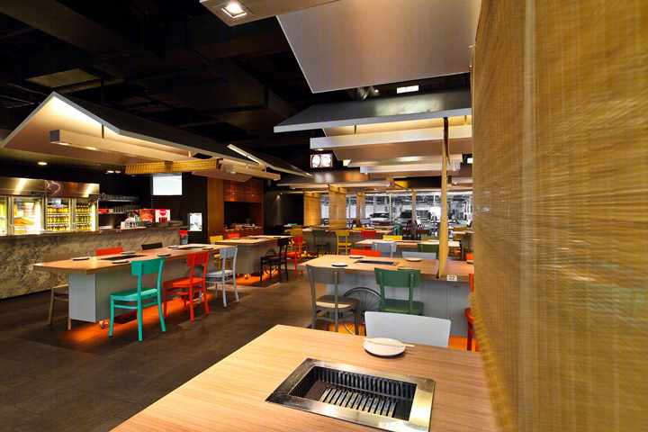 曼谷 Coca Grill 餐厅 | 街头风情的室内设计