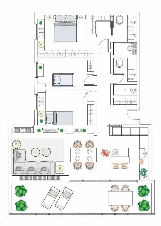75m2 新婚夫妇公寓，设计师 Pia Capdevila 打造温馨舒适空间