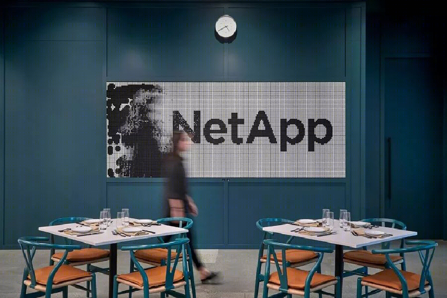 加州 NetApp 科技公司办公室，体验科技魔力的互动空间