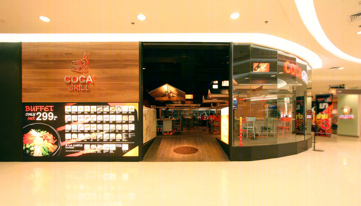 曼谷 Coca Grill 餐厅 | 街头风情的室内设计
