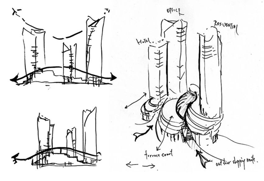 Evergrande Huazhi Plaza | 自然景观与现代建筑的完美融合