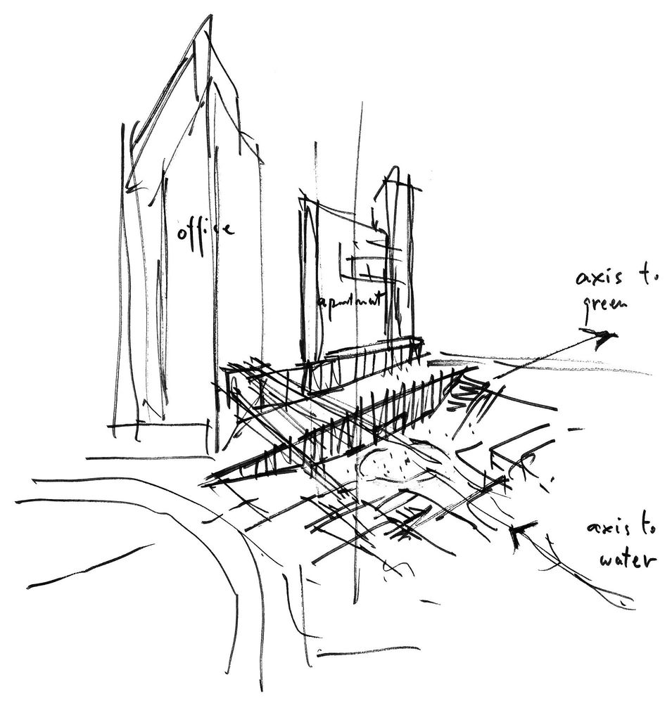 Evergrande Huazhi Plaza | 自然景观与现代建筑的完美融合