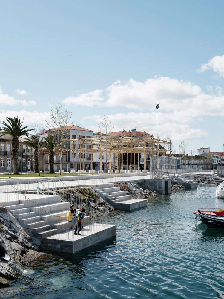 Borde portuario de Porto do Son