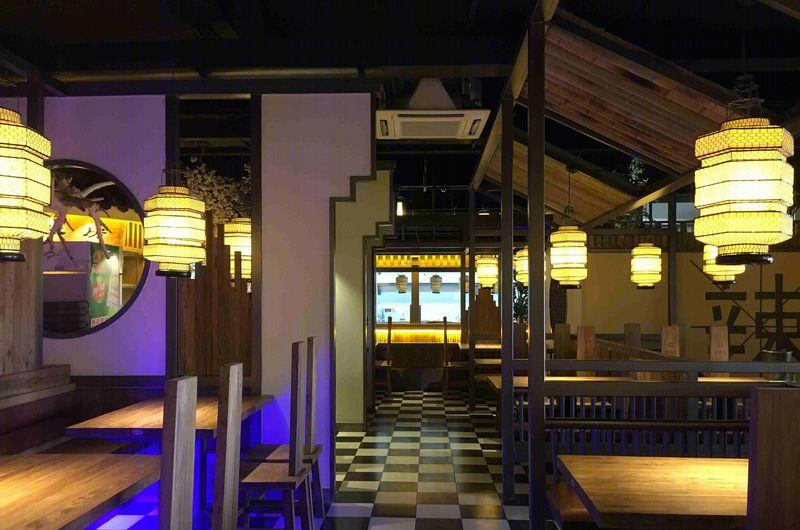 呼和浩特桃源记餐厅 | 中式 LOFT 风格营造惬意桃花源