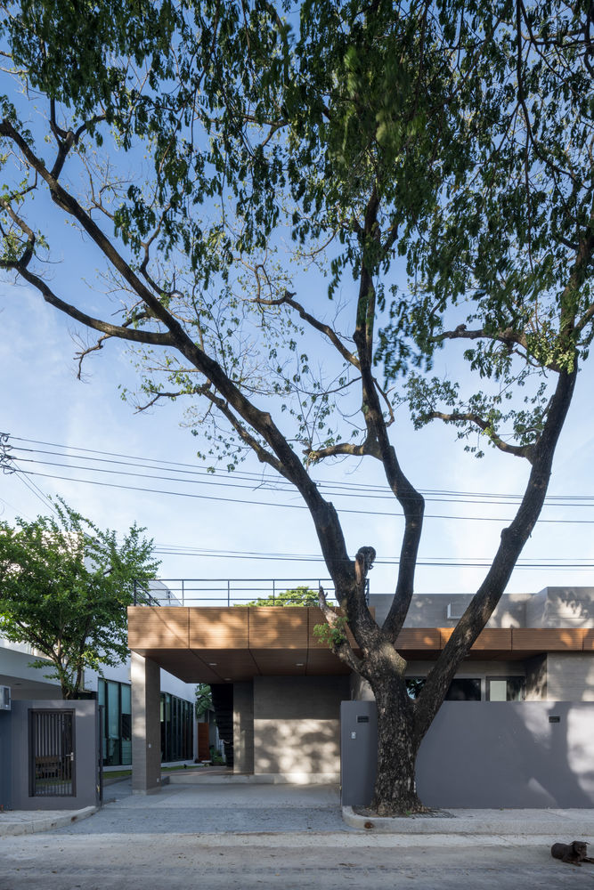 曼谷郊区别墅建筑——Phutthamonthon-Y House