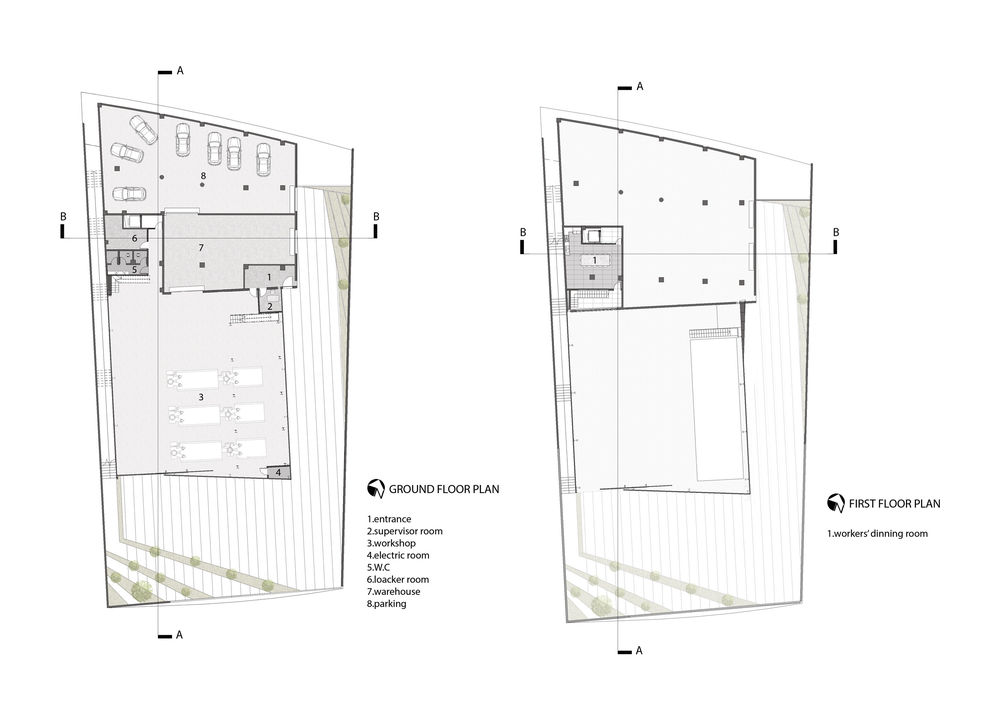 地形之上，双层互扰的办公建筑