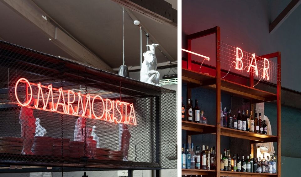 O Marmorista 酒吧餐厅 | 19 世纪大理石车间的现代蜕变