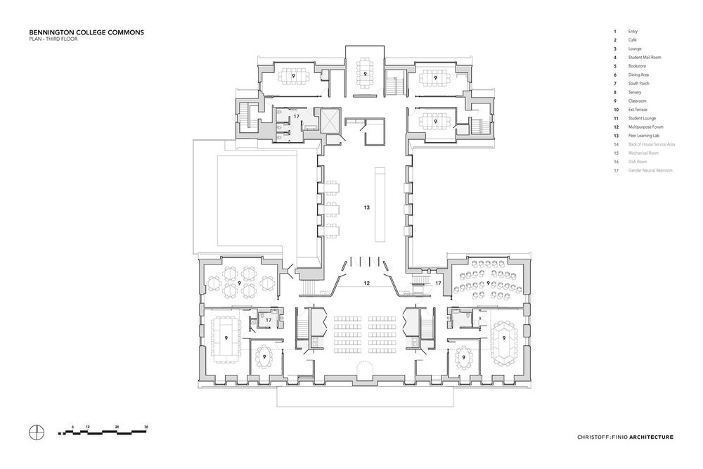 本宁顿学院 Commons 建筑 | 历史与现代的完美融合