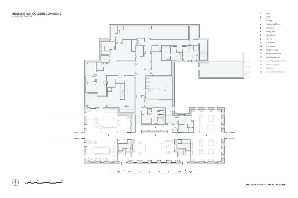 本宁顿学院 Commons 建筑 | 历史与现代的完美融合
