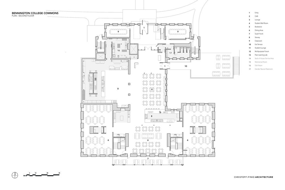 本宁顿学院 Commons 建筑 | 历史与现代的完美融合