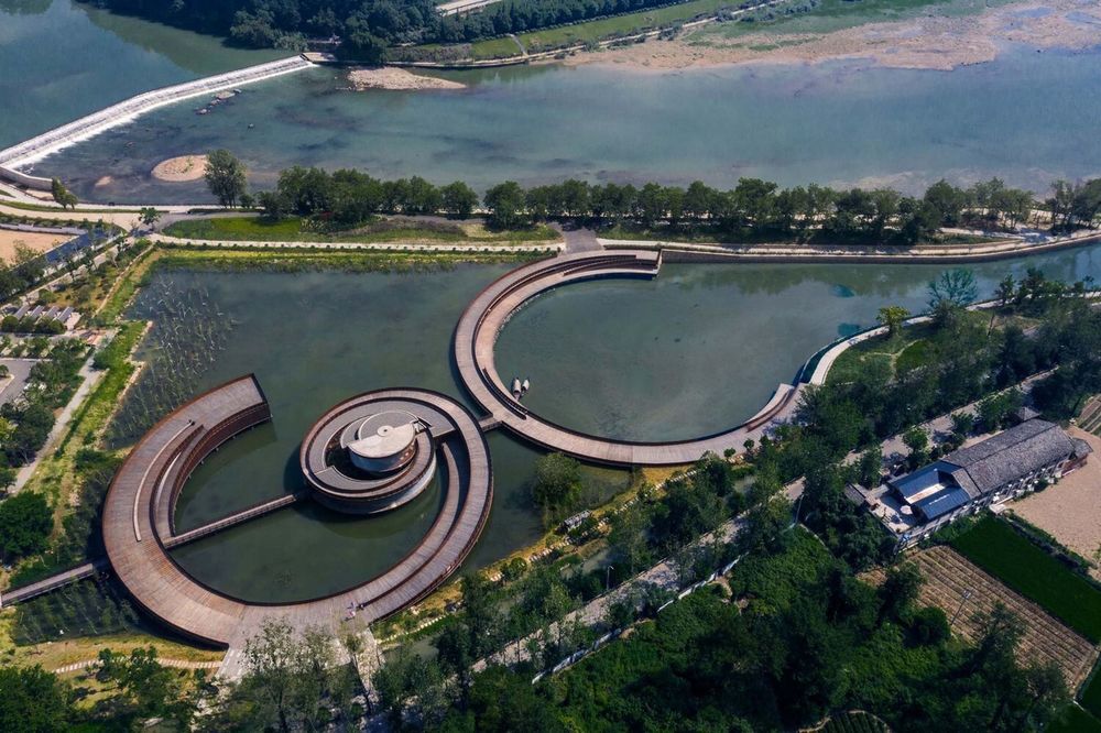 山水之间的螺旋休闲中心——Dushan Leisure Center