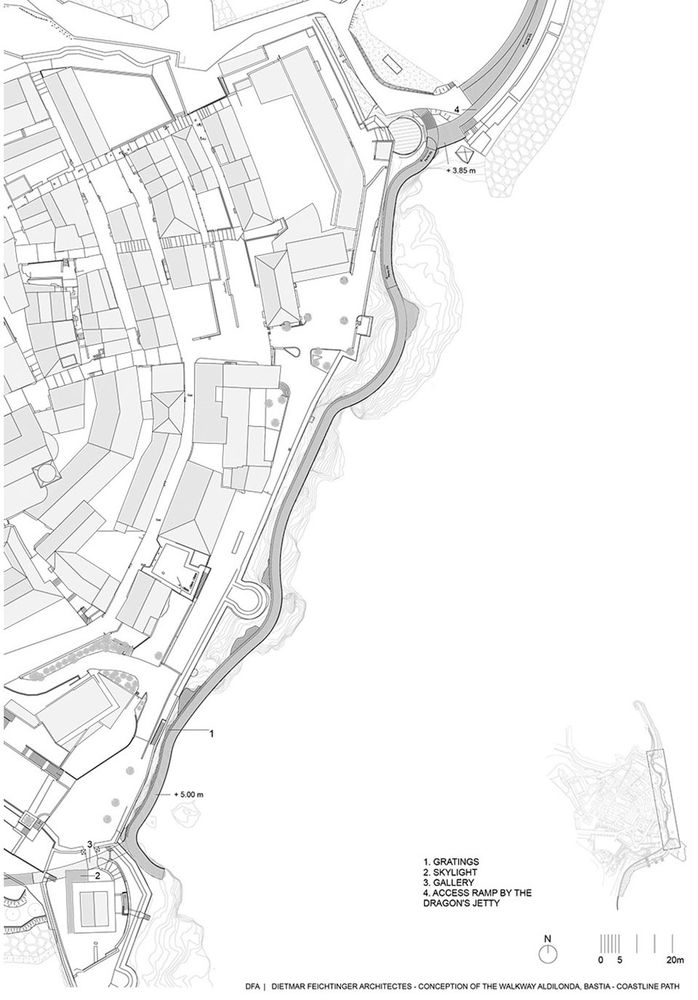 悬空海景步道 | 科西嘉岛巴斯蒂亚城堡的惊世之作