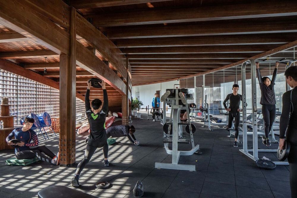 山水之间的螺旋休闲中心——Dushan Leisure Center