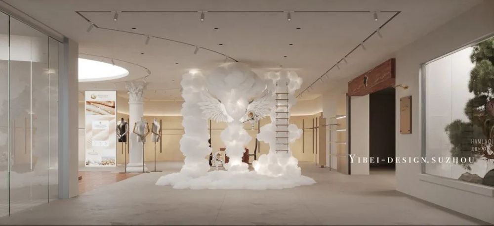 羊毛衫针织展厅 | 极简艺术空间