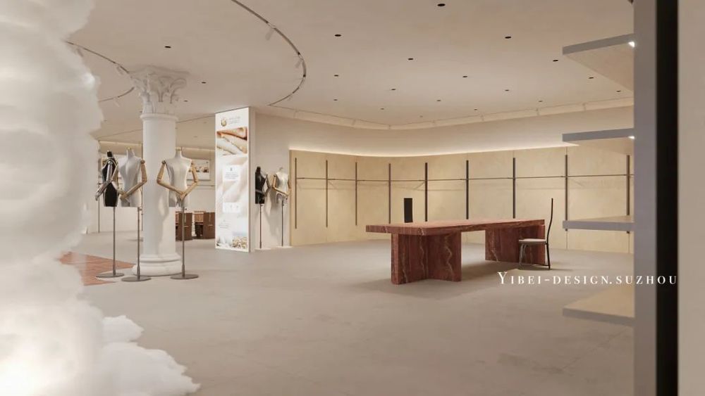 羊毛衫针织展厅 | 极简艺术空间