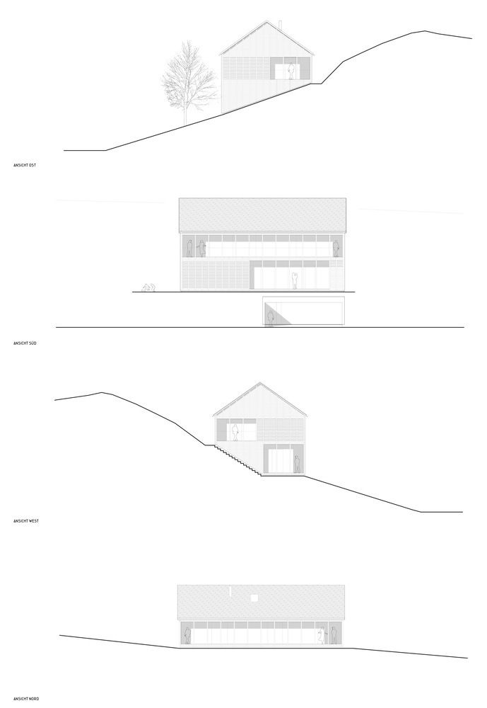 融合自然的 Höller House | 室内外透明度的艺术把握