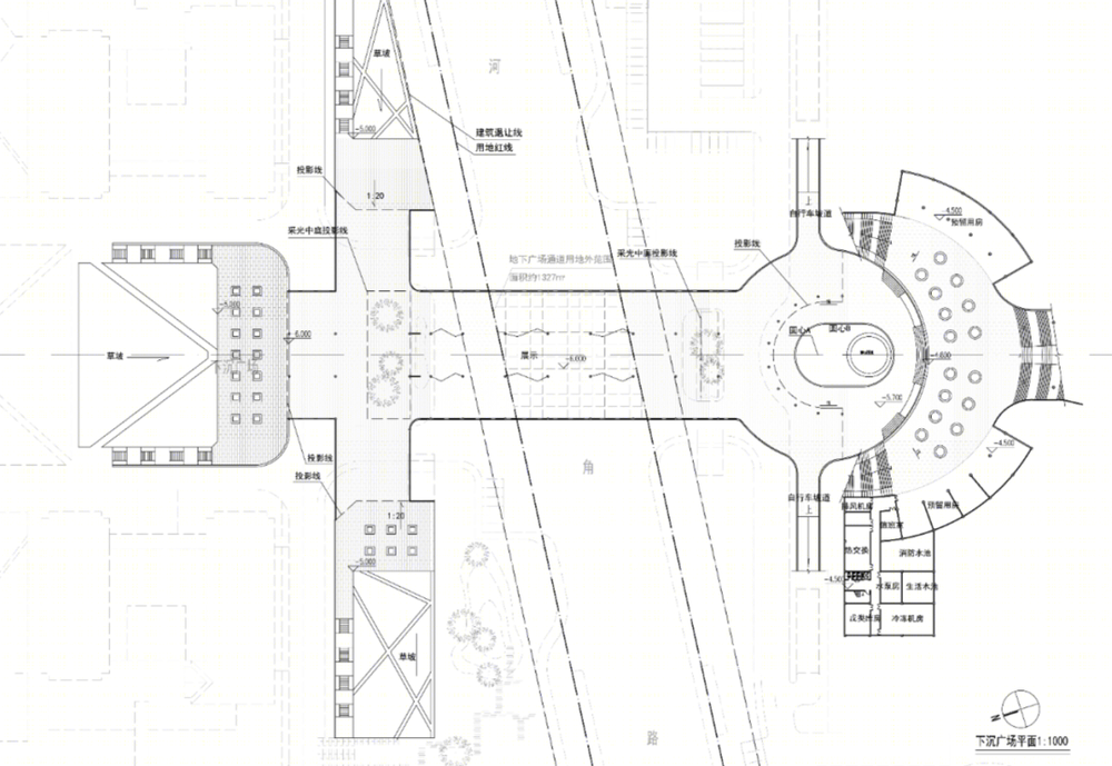 宁波大学科技学院 | 从地下通道到下沉广场的校园空间重构