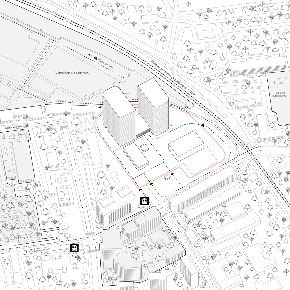 Public spaces for high-end office specialists