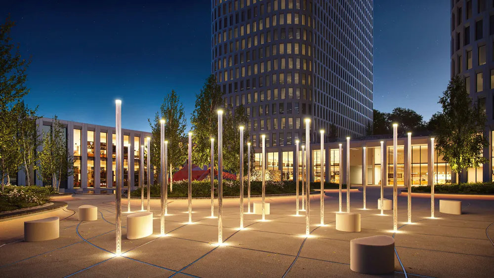 Public spaces for high-end office specialists