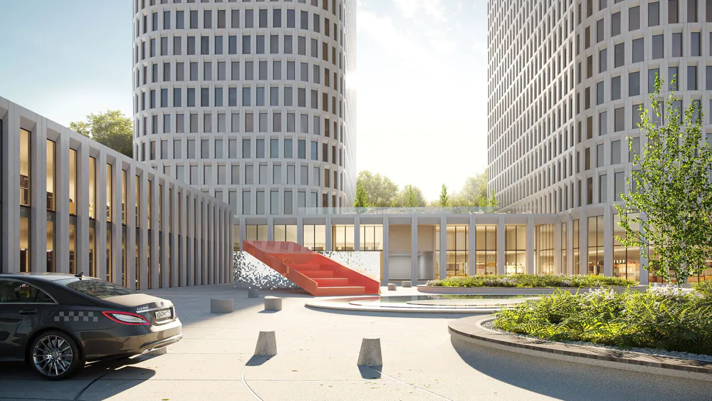 Public spaces for high-end office specialists