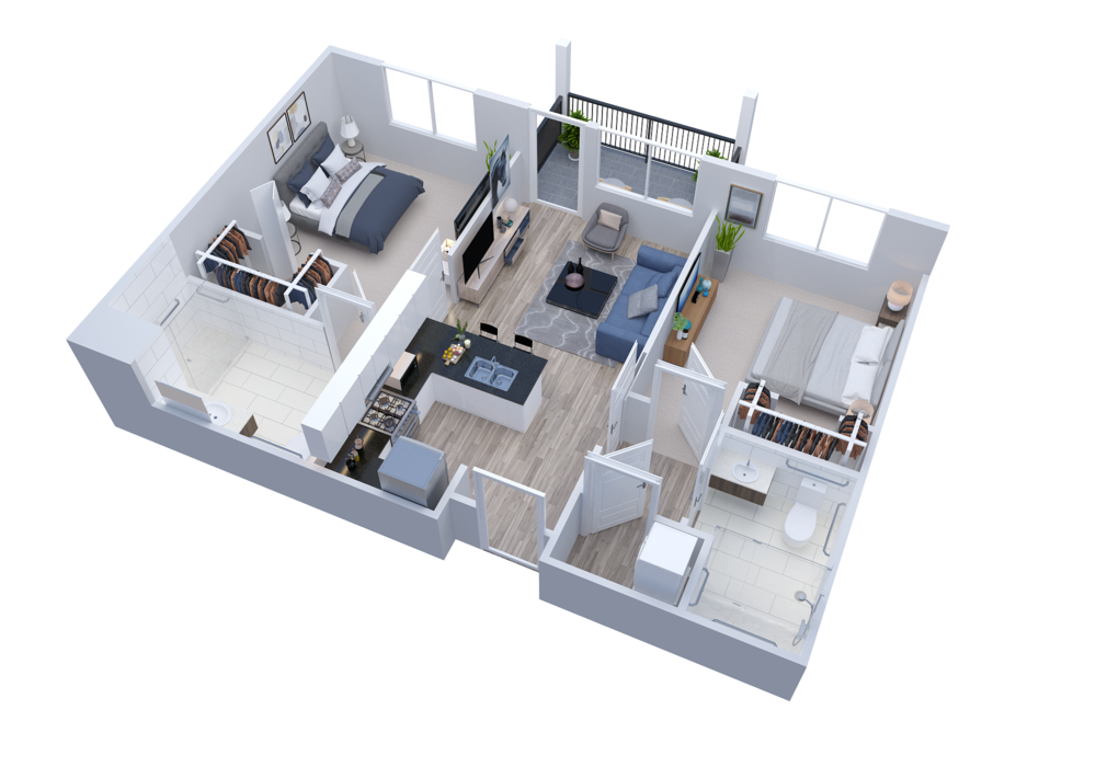 3D Floor Plan Rendering Services | The 2D3D Floor Plan Company
