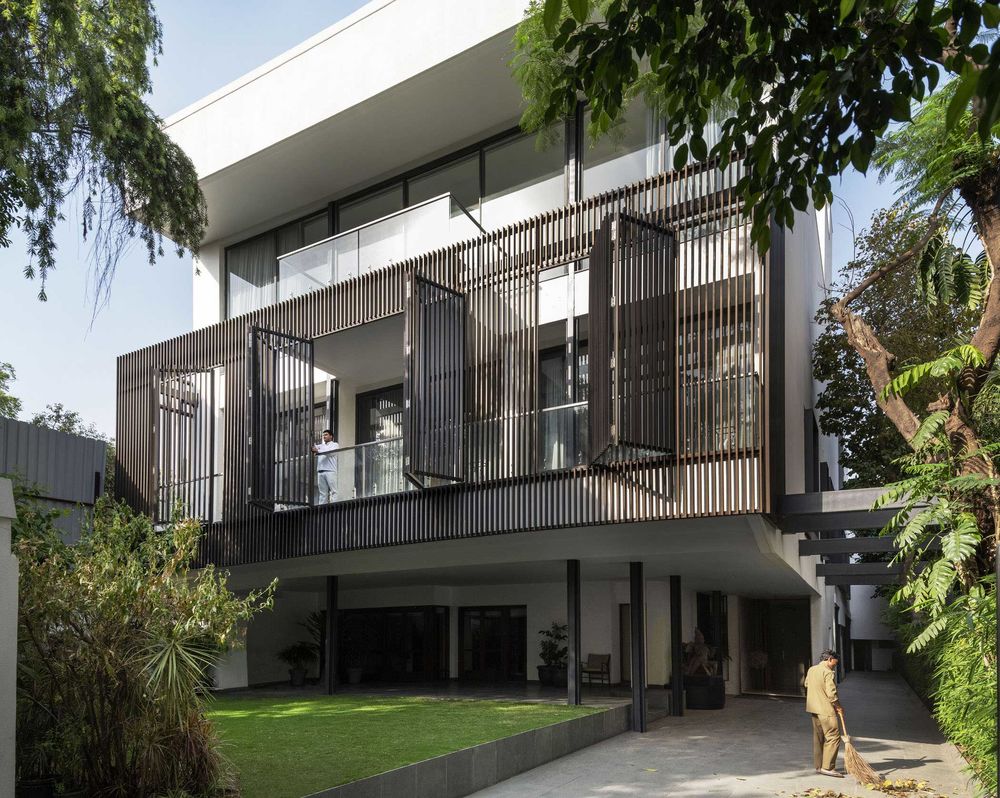 Artful Abode in New Delhi by Mathew & Ghosh Architects and Rajiv Saini + Associates.
