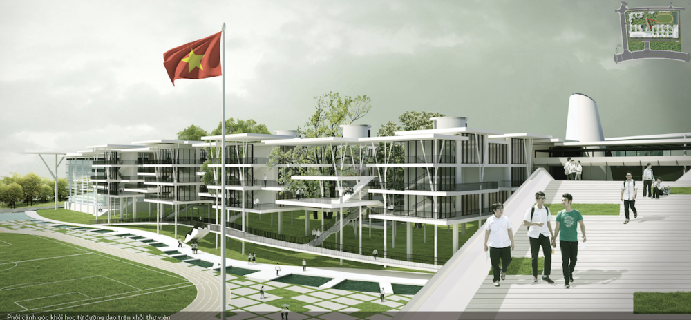 绿色校园设计典范 | 越南 Vinh Phuc 市高级中学