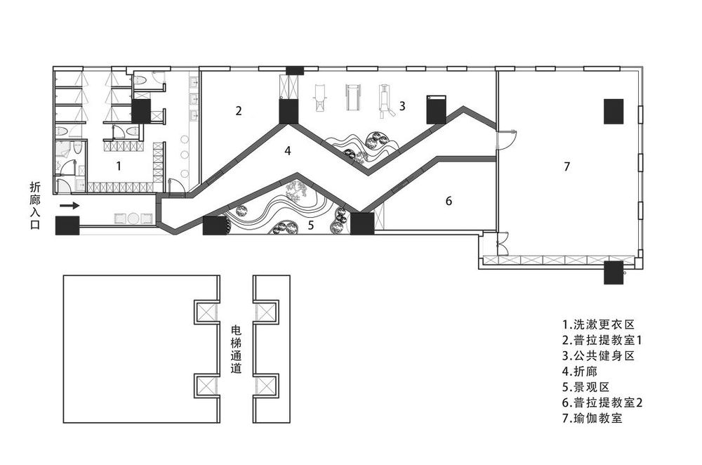 瑜伽馆扩建设计，打造现代苏州园林意境