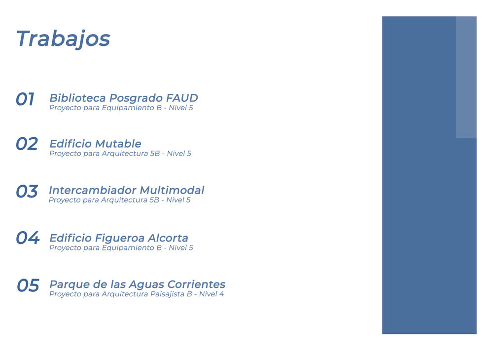 Portafolio Arquitectura