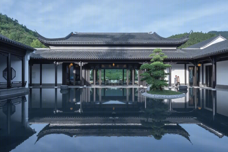 浙江丽水·灵康蓝城杏福小镇生活馆 | 山水画卷中的养生秘境