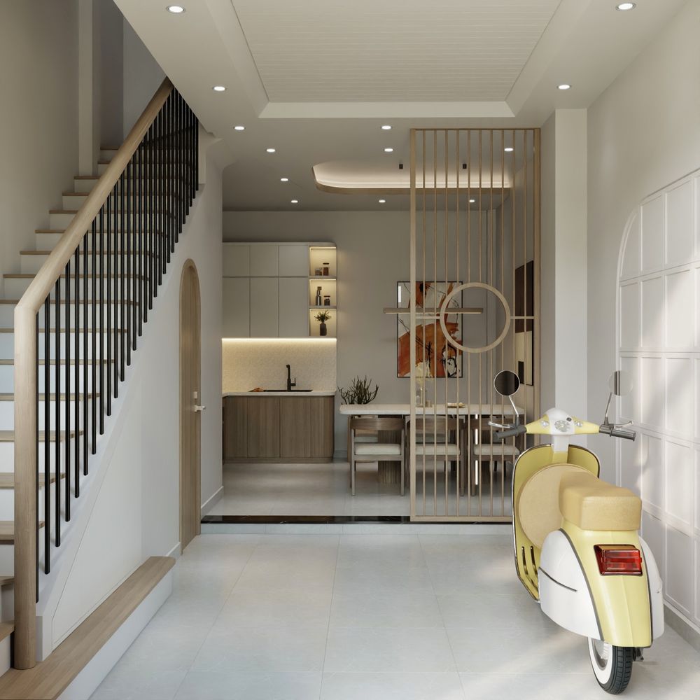 Japandi townhouse- Ngôi nhà phố nhỏ phong cách Japandi