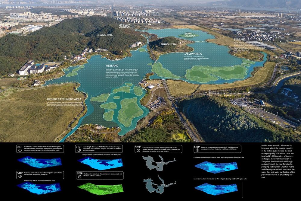 铜鉴湖公园生态修复，杭州 / 中国电建集团华东勘测设计研究院有限公司