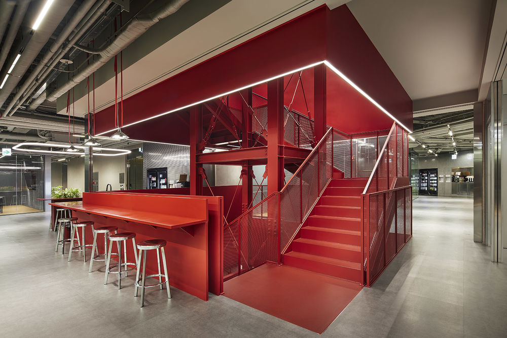 KRAFTON办公空间，首尔 / Kinzo Architekten