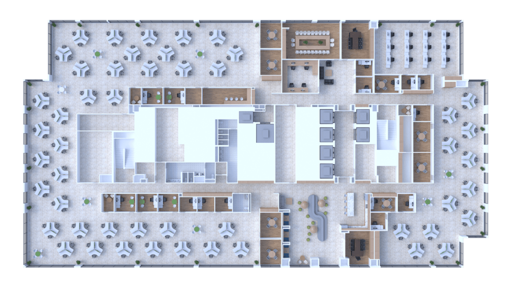 3D Rendering Building Plans | The 2D3D Floor Plan Company