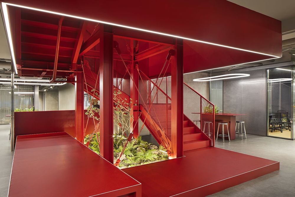KRAFTON办公空间，首尔 / Kinzo Architekten