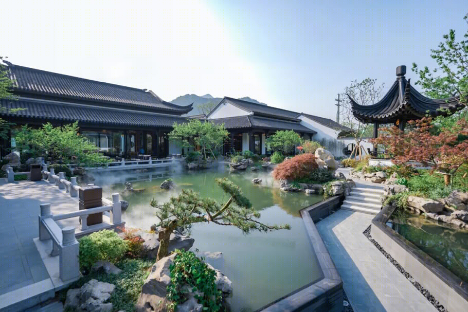 浙江丽水·灵康蓝城杏福小镇生活馆 | 山水画卷中的养生秘境