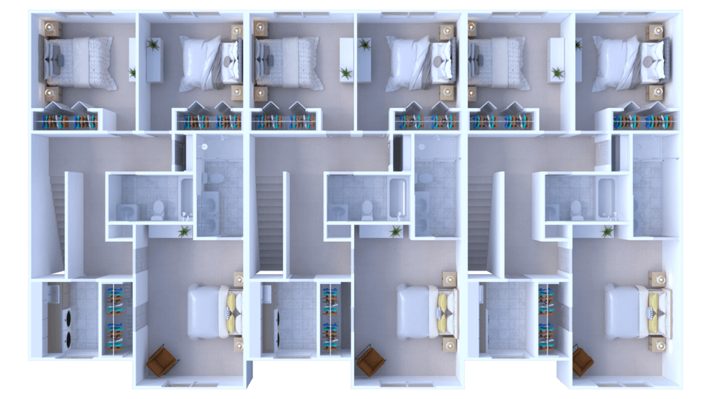 3D Rendering Building Plans | The 2D3D Floor Plan Company