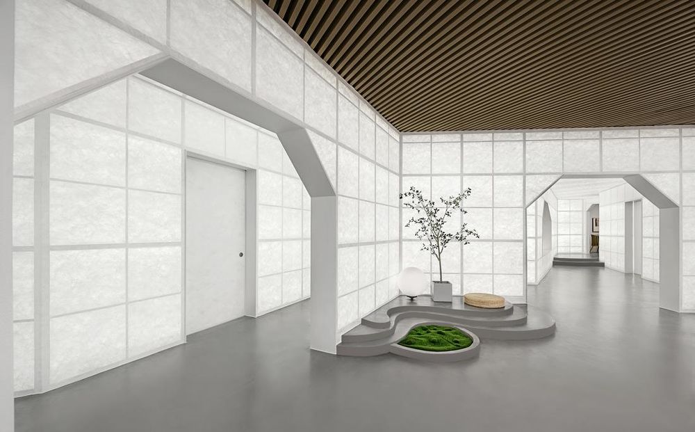 瑜伽馆扩建设计，打造现代苏州园林意境