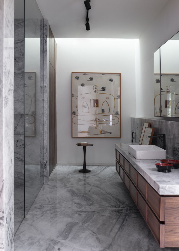 Artful Abode in New Delhi by Mathew & Ghosh Architects and Rajiv Saini + Associates.