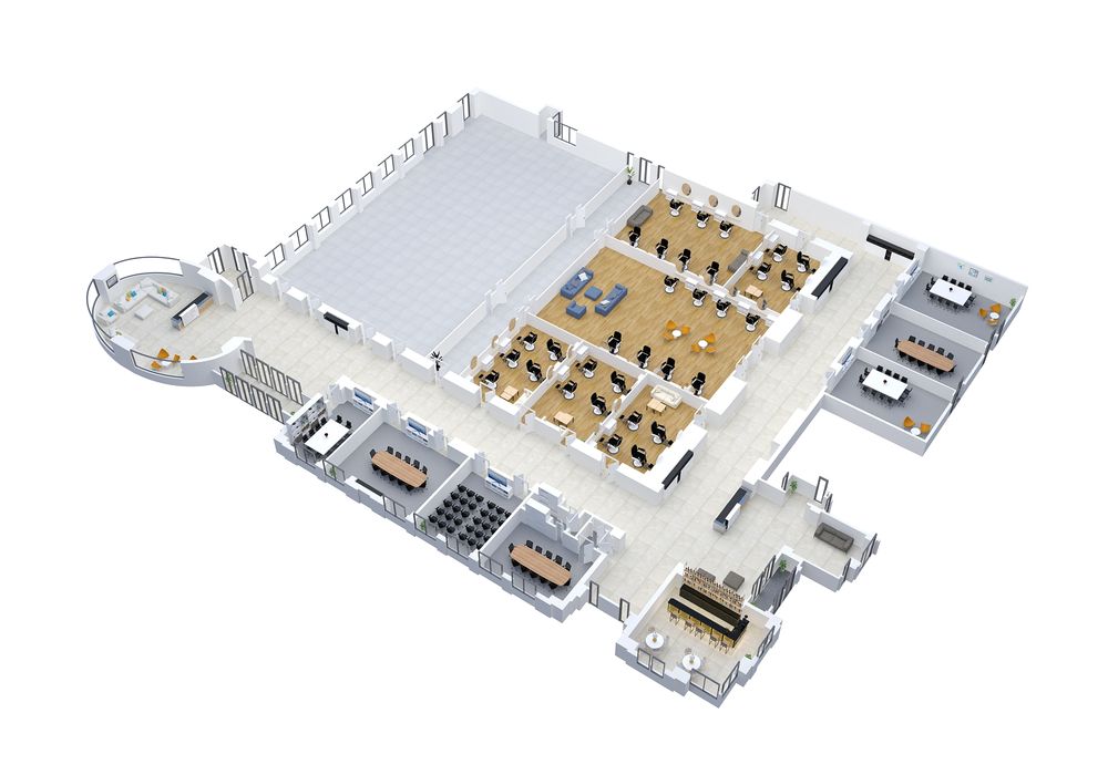3D Rendering Building Plans | The 2D3D Floor Plan Company