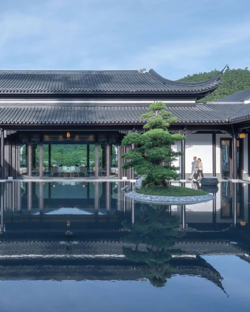 浙江丽水·灵康蓝城杏福小镇生活馆 | 山水画卷中的养生秘境