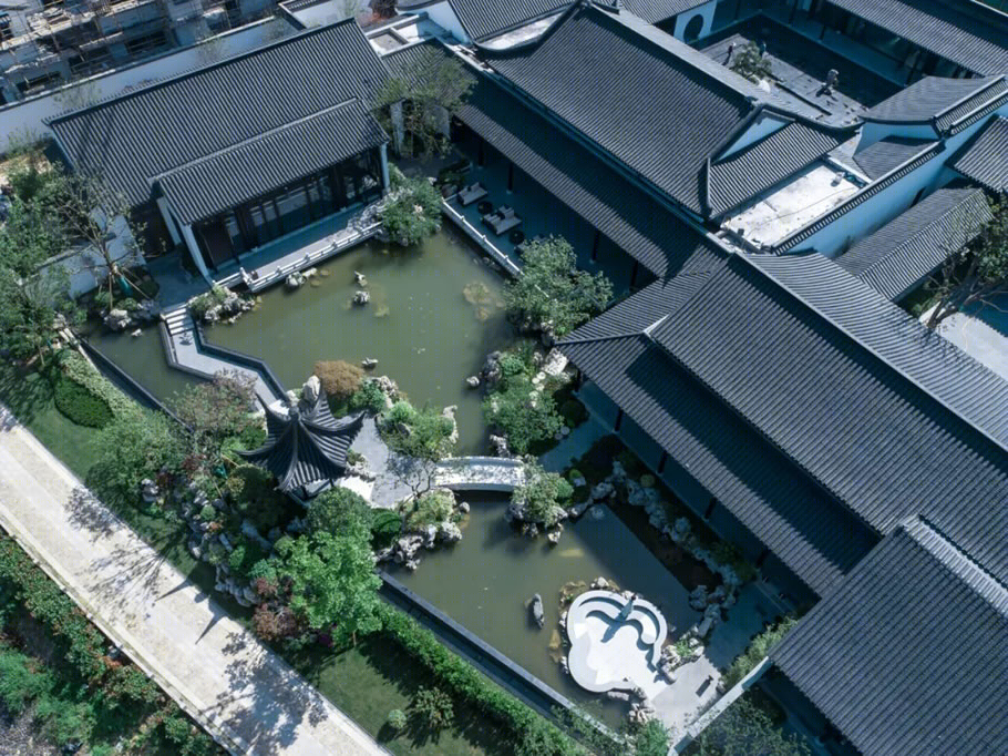 浙江丽水·灵康蓝城杏福小镇生活馆 | 山水画卷中的养生秘境