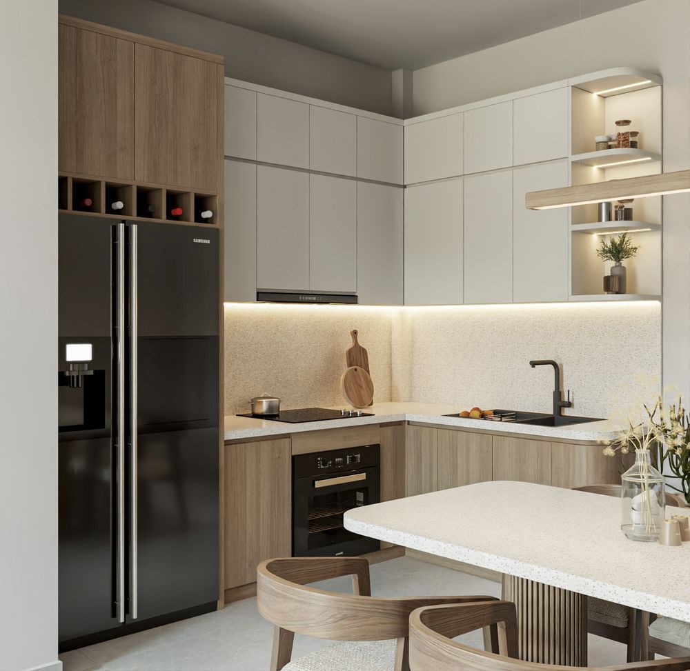 Japandi townhouse- Ngôi nhà phố nhỏ phong cách Japandi